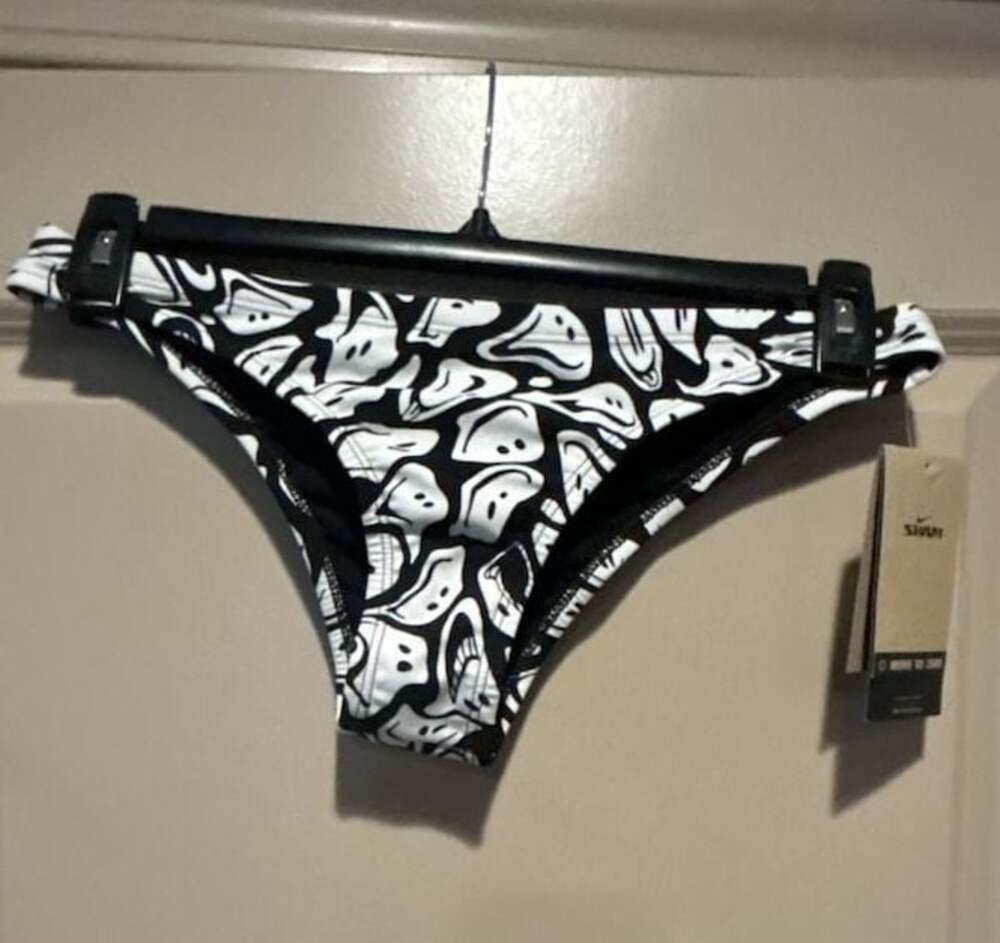 Nike Hydrastrong Move To Zero Printed Bikini Swim Bottoms